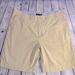 Tommy Hilfiger Tan Flat Front Shorts (Size 40)